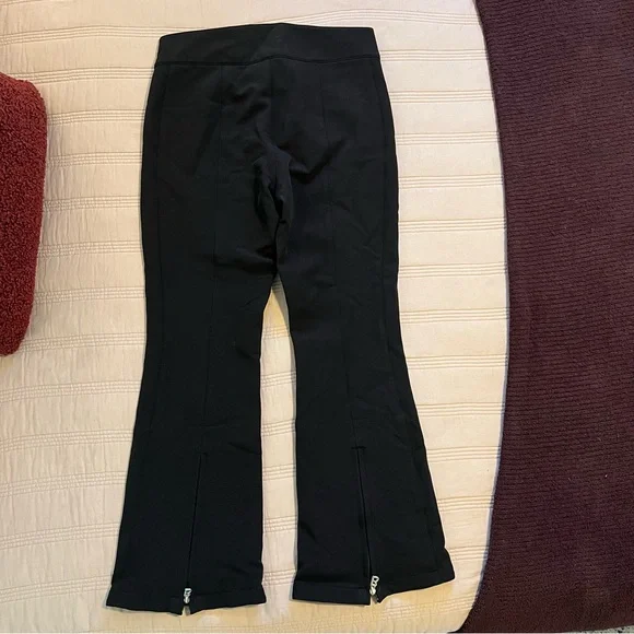 Bogner Black Snow Pants Flared with Zipper Details - Picture 4 of 7